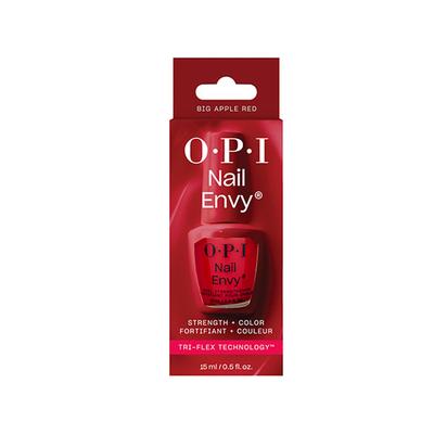 O.P.I Nail Envy Big Apple Red Nail Strengthener + Color 15 ml - Nail Polish