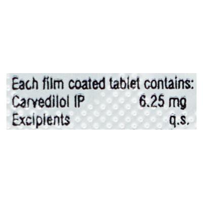 Cardivas 6.25mg Tablet 10'S - Hypertension-Bet