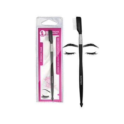 Majestique Steel Eyebrow Eyelash Comb Extension Brush Cosmetic Makeup Tool Makeup Eyelash Comb 1's - Eye Brush