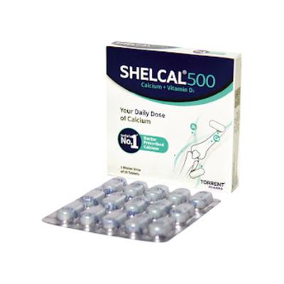 Shelcal-500 Tablet 15's - Calcium And Minerals