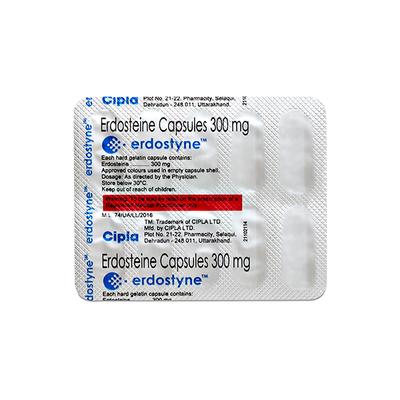 ERDOSTYNE 300mg Capsule 10's - General-P