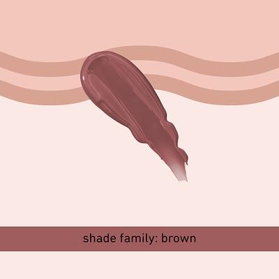 Plum Soft Swirl Lip Gloss, High-Shine Finish, Intense Pigment, 3 Shades In 1, 126 Mississippi Mud 6 ml - Liquid Lipsticks