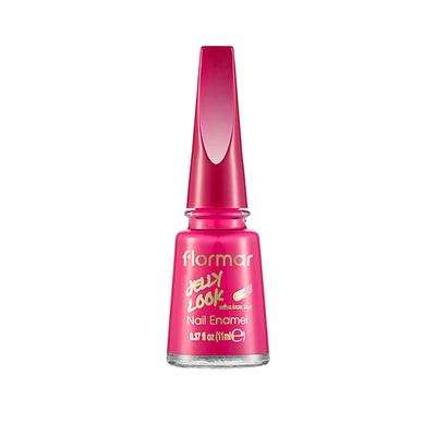 Flormar Jelly Look Nail Enamel JL21 Awesome Pink 11 ml - Nail Polish
