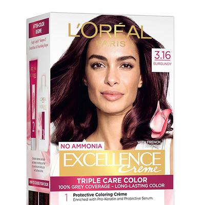L'Oreal Paris Excellence Creme 316 Burgundy (72 ml + 100 gm) - Crème