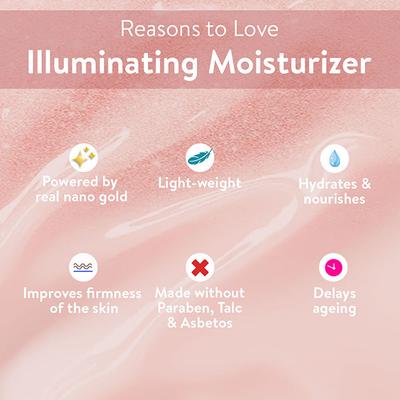 Belora Paris Illuminating Moisturizer With Nano Gold & AHA 30 gm - Highlighters & Illuminators