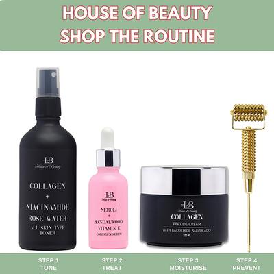 House of Beauty Collagen Serum-All Skin Types Reduces Wrinkles & Fine Lines with Vit-E 30ml - Face Oils
