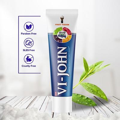VI-John Shaving Cream Fruit Fusion with Tea Tree Oil and Bacti-Guard for All Skin Types 125 gm - Shaving Creams