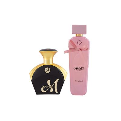 Maryaj M For Her EDP Fruity Floral Perfume And Maryaj Cosmo Girl EDP Floral Powdery Perfume 190 ml - Women Perfumes (Edt/Edp)