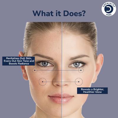 Dermistry Pure 10% Vitamin C 1% Alpha Arbutin Glowing Brightening Face Serum 30 ml - Face Serum