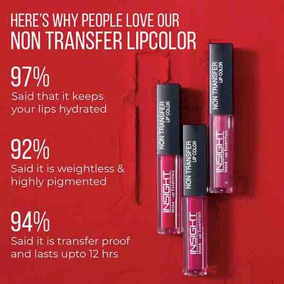 Insight Cosmetics Non Transfer Lipcolor 6's - Liquid Lipsticks