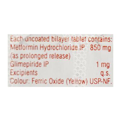 Gemer Forte 1mg Tablet 10'S - Diabetes-Ant
