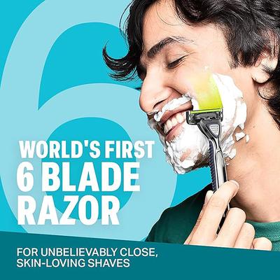 Bombay Shaving Company Sensiflo 6 Razor with Cartridfe 2's - Razors & Cartridges