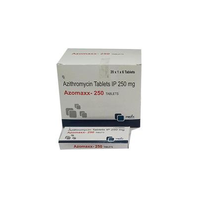 AZOMAXX 250 Tablet 6's - Bacterial Infections-Mac