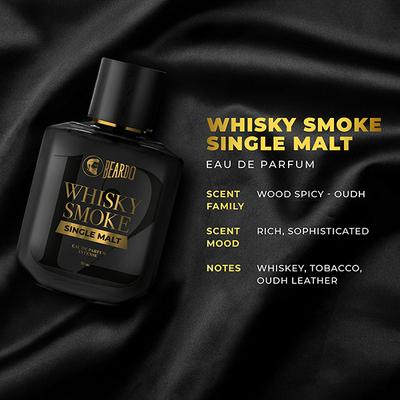 Beardo Whiskey Smoke Single Malt EDP Intense 100ml - Men Perfumes (Edt/Edp)