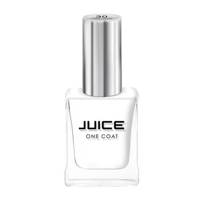 JUICE One Coat Long Lasting Quick Dry Chip Resistent Nail Polish FROST WHITE 30 11 ml - Nail Polish