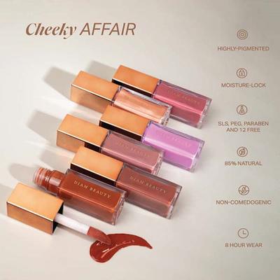 Diam Beauty Cheeky Affair Liquid blush, Coral Crush 10.4 ml - Blushes