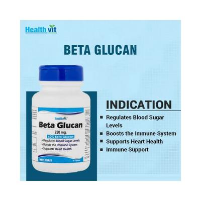 Healthvit Beta Glucan Capsules 60's - General Health