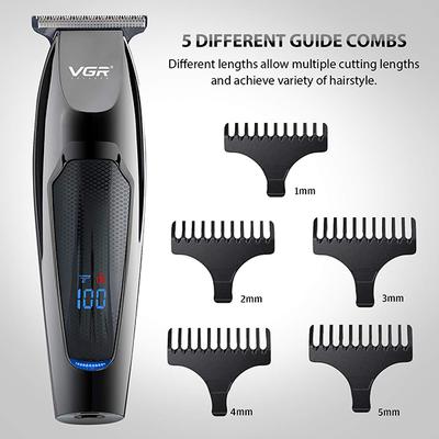 VGR V-070 Trimmer 120 min Runtime 5 Length Settings (Black) 1's - Trimmers