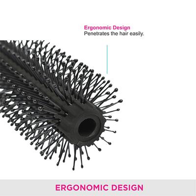 Vega Round Hair Brush for Adding Curls, Volume and Waves In Hairs, Men and Women, (E7-RB) 98 gm - Hair Brushes