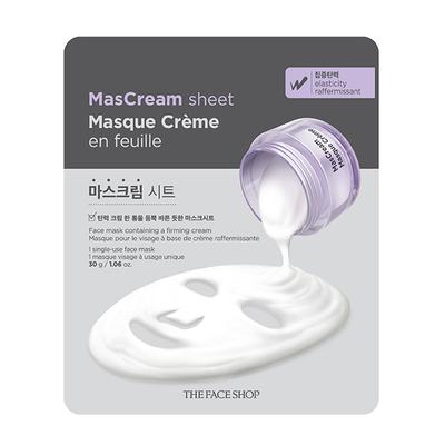 The Face Shop Mascream Elasticity Sheet (Pack Of 1) - Masks & Peels