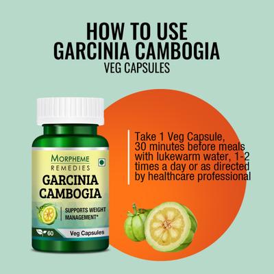 Morpheme Remedies Garcinia Cambogia Veg Capsule 60's - Herbal Dietary Supplement