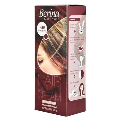 Berina A10 Mahogany Hair Color Cream 60 gm - Crème