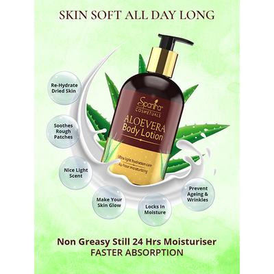 Spantra Aloevera Body Lotion 300 ml - Lotions & Creams