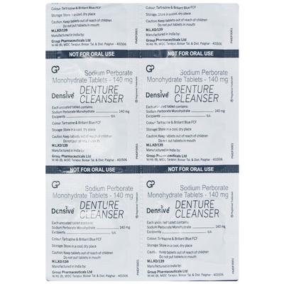 DENSIVE DENTURE CLEANSER Tablet 30's - Oral Care - P-Mou