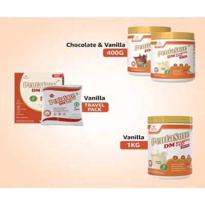 PentaSure DM Diabetes Care Powder - Vanilla Flavour 400 g - Diabetes (Fitness)