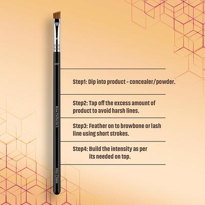 Miss Claire M27 - Brow Perfector Brush (S) (Chrome) 1's - Eye Brush