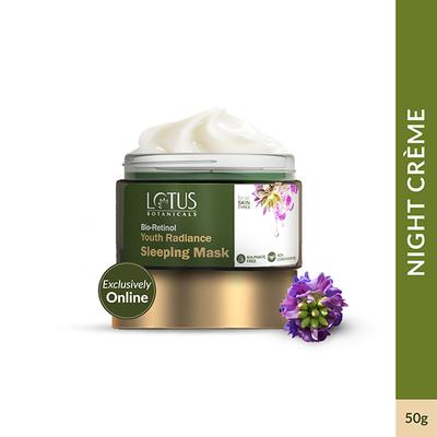 Lotus Botanicals Bio Retinol Youth Radiance Sleeping Mask 50 gm - Face Mask