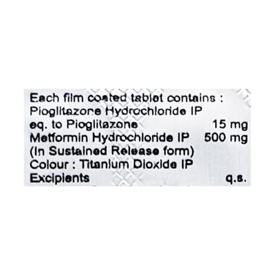 Piokind M 15mg Tablet 10'S - Diabetes-Ant