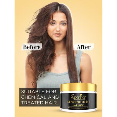 Spantra All Naturals oil in one hair Mask 250 gm - Hair Masks & Packs