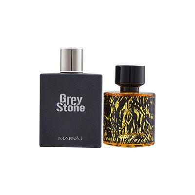 Maryaj Grey Stone EDP Aromatic Woody Perfume And Maryaj Wild Stripes EDP Aromatic Oriental Perfume 200 ml - Men Perfumes (Edt/Edp)