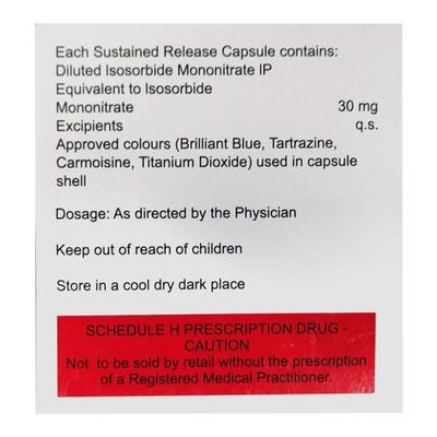 Mono Isordil SR 30mg Capsule 10'S - Hypertension-Ana