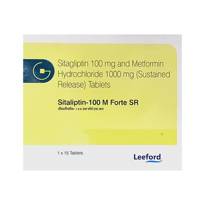 SITALIPTIN 100 M FORTE SR Tablet 15's - Diabetes-Ant