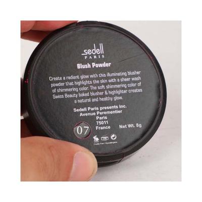 Sedell Professional Single Blush Powder 07 Shade 8 gm - Blushes