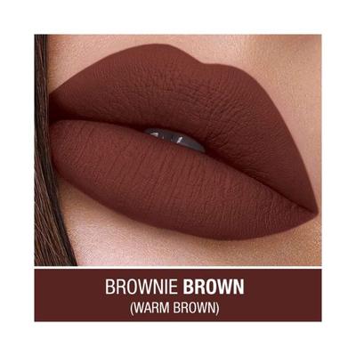 Gorgy Silky HD Intense Matte Lipcolour - Brownie Brown 1's - Lip Crayons