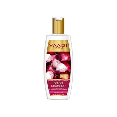 Vaadi Herbals Onion Shampoo for Hairgrowth & Hair Fall Control With Plant Keratin 350 ml - Shampoos