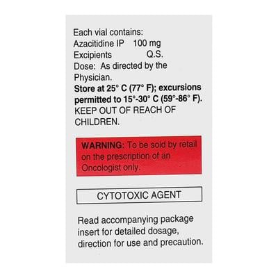 Azadine 100mg Injection 1 's - Cancer Oncology-Cyt