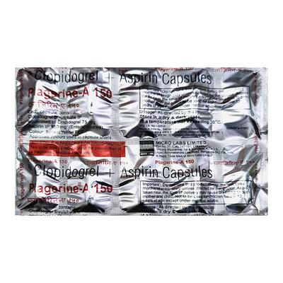 Plagerine A 150mg Capsule 10'S - Blood Clot-Ant