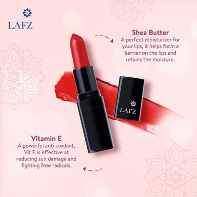 Lafz Velvet Matte Lipstick, Rusty Red 4.5 gm - Lipsticks