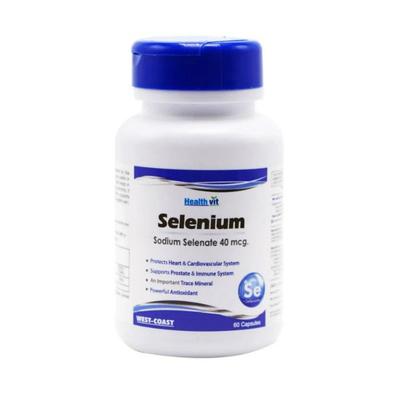 Healthvit Selenium 40 mcg For Immune System Support-Capsules 60's - Herbal Dietary Supplement