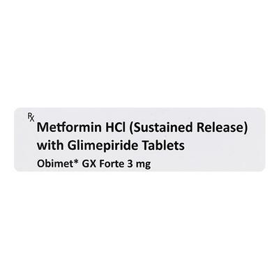 OBIMET GX3 FORTE Tablet 10's - Diabetes-Ant