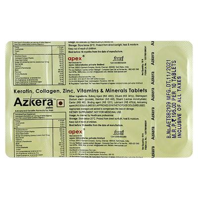 AZKERA Tablet 10's - Supplements-Vam
