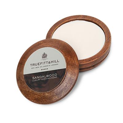 Truefitt and Hill Sandalwood Luxury Shaving Soap in Wooden Bowl 1's - Soaps