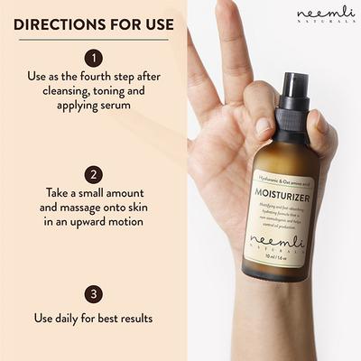 Neemli Naturals Hyaluronic & Oat Amino Acid Moisturiser 50 ml - Skin-Treatment