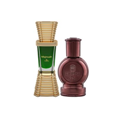 Ajmal Majmua Concentrated Perfume Oil Oriental Attar And Tempest Concentrated Perfume Oil Floral Attar 22 ml - Deodorants/Roll-Ons
