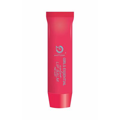 Matt Look Lip Makeup Girls Essential Colour Lip Balm Moisturizing Lip, Pink Alert 3.5 gm - Lip Balms