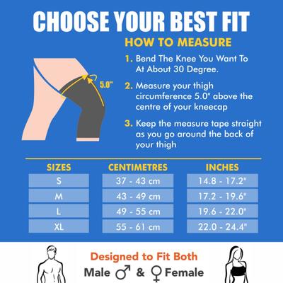 AccuSure Orthopedic Pain Relief Bamboo Yarn Knee Cap - Gray (S) 1's - Knee/Leg Supports